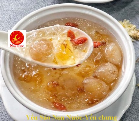 yến sào chưng hạt sen