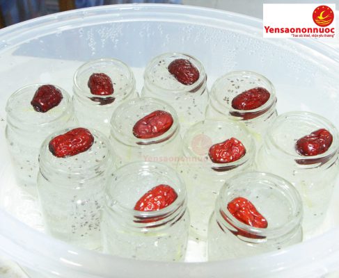 thời gian chưng yến sào không nên để quá lâu